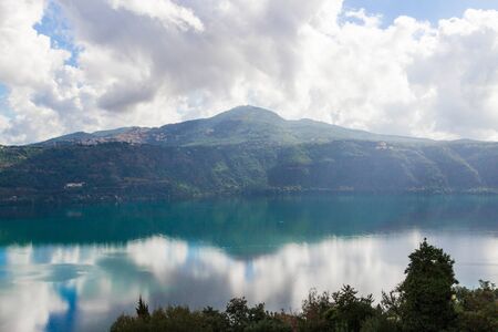 Lake of Castel Gandolfo の写真素材