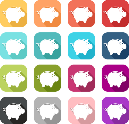 Piggy bank iconのイラスト素材