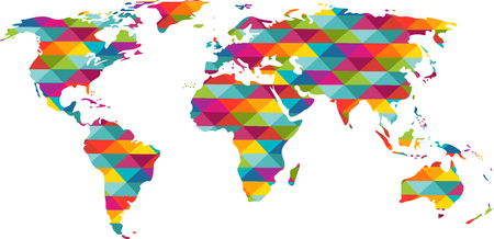 Map of the worldのイラスト素材