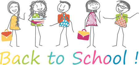 Back to School Vector illustration.のイラスト素材