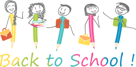 Back to School Vector illustration.のイラスト素材