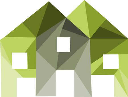 Modern, abstract and geometric iconのイラスト素材