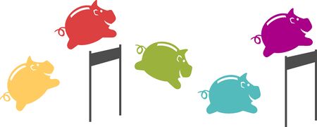 Illustration of an economic recoveryのイラスト素材