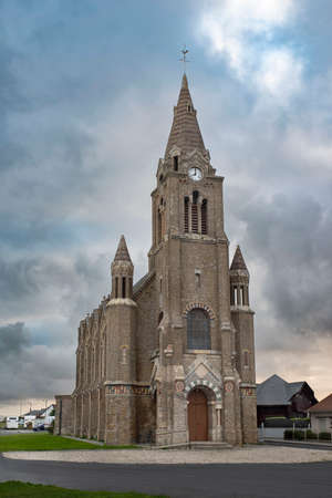 Old catholic chapel of Dieppe in Franceの写真素材