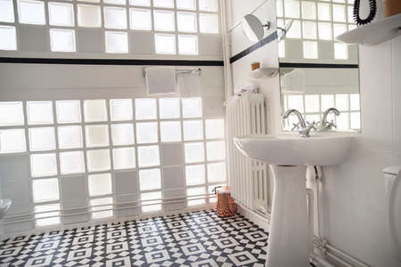 Interior of a vintage bathroomの写真素材