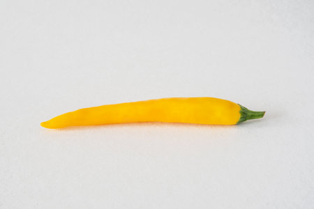Close up of a yellow pepperの写真素材
