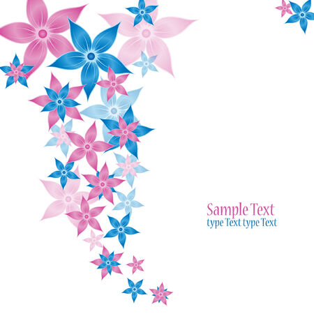 Floral vector background のイラスト素材