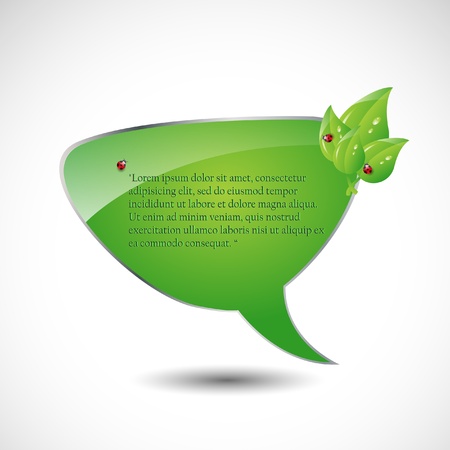 eps10 speech bubble vector design のイラスト素材