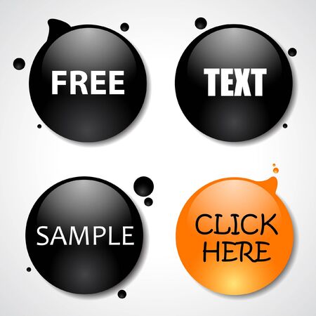 Web Buttons Templatesのイラスト素材
