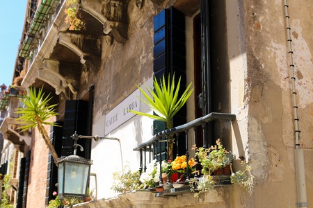 Old buildings in sun rays. Concept of town photos and european architectue.のeditorial素材