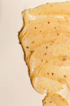 Texture close up Almond Butterの写真素材