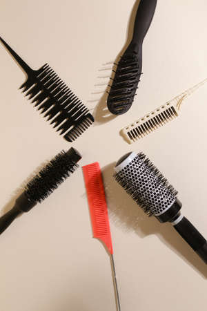 hair dye kit for hairstylistの写真素材