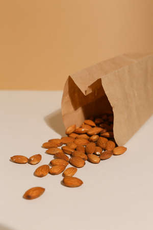 Almonds for Butter Texture ecobagsの写真素材