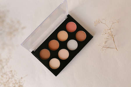 make up eye shadow palleteの写真素材