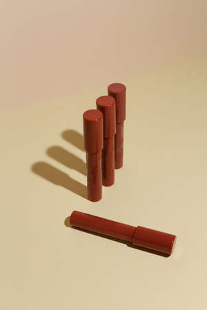 homemade natural organic ingredients lip balm. Handmade lip balm and lipstick