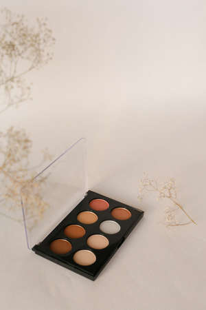 make up eye shadow palleteの写真素材