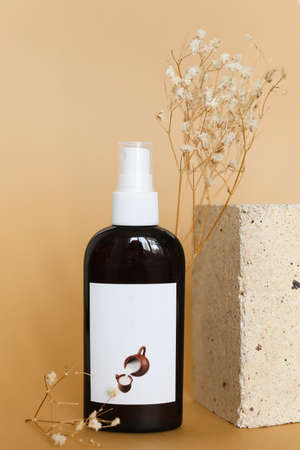 Natural Spa Treatment, beauty care productsの写真素材