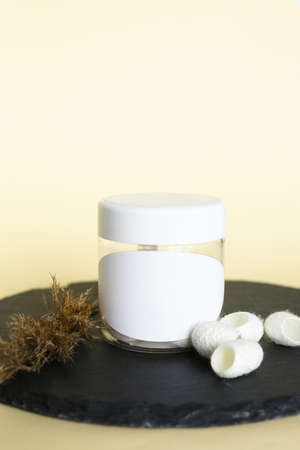 Natural Spa Treatment, beauty care products for cocoon peelingの写真素材