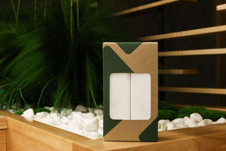 White Plastic dispenser bottles with body creamの写真素材