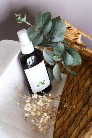 Natural Spa Treatment, beauty care products with eucalyptus