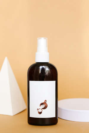Natural Spa Treatment, beauty care productsの写真素材