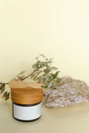 Natural Spa Treatment, beauty care productsの写真素材