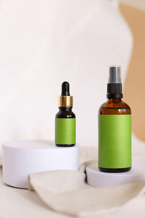 Glass Spray Bottles for cosmetic purposeの写真素材