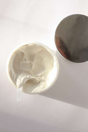 cosmetic cream for care close up