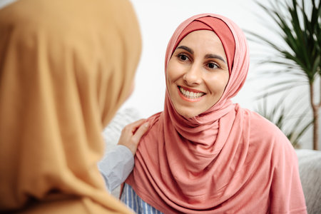 The concept of womens conversations, gatherings and meetingsの写真素材