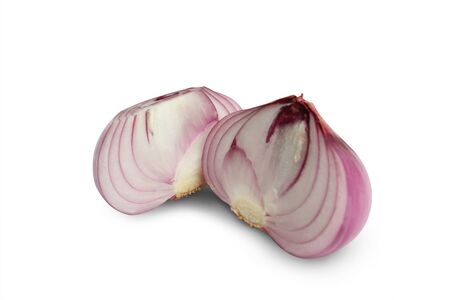 slice red onionの写真素材