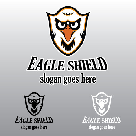 Eagle Shield Logoのイラスト素材