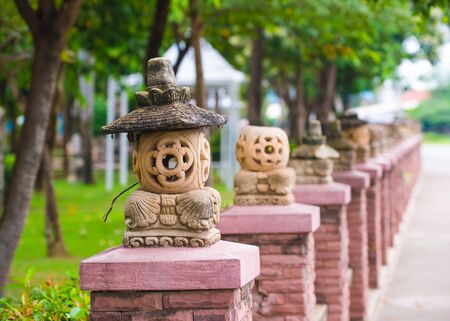 Fence Lampの写真素材