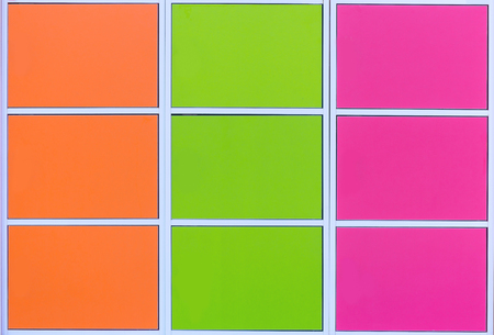 row of colorful lockersの写真素材