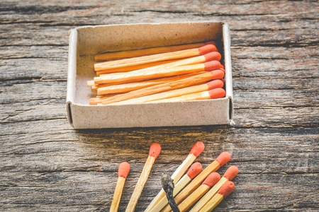 matchsticks , close upの写真素材