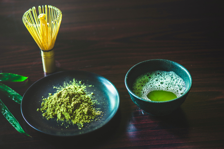 Matcha green teaの写真素材