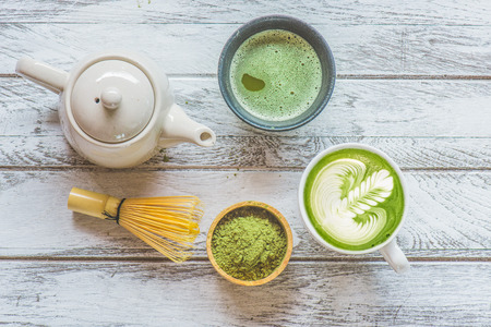 Matcha green teaの写真素材