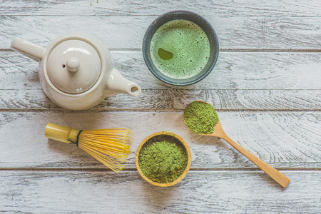 Matcha green teaの写真素材