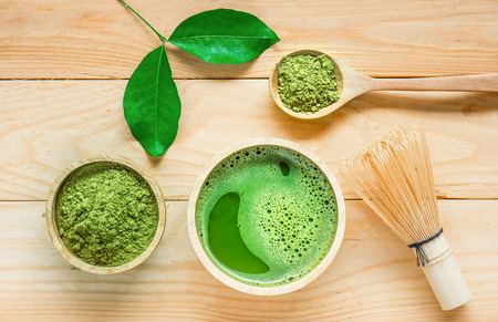 Matcha green teaの写真素材