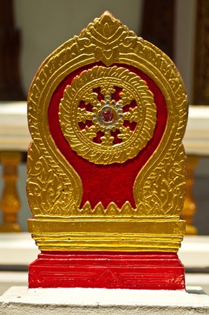 Bai Sema Buddhist temple in Thailandの写真素材