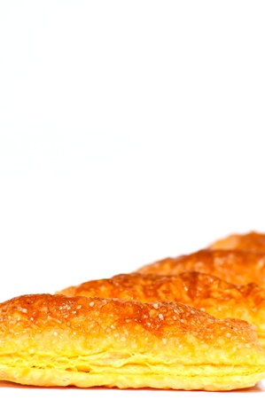 Bake the pie on a white background の写真素材