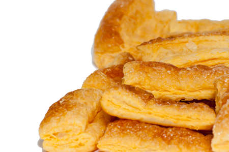 Bake the pie on a white background の写真素材