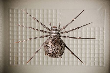 Spider Puppets Iron on the surface of varied 