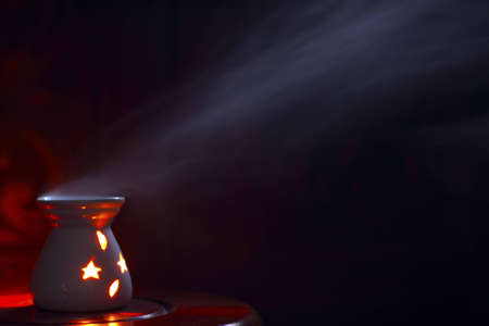 Smoking oil incense