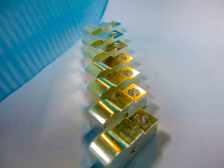 Stainless steel gold metal pin product machine quality control