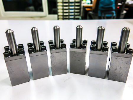 The iron is organized. Do a little angle like a dam.の写真素材