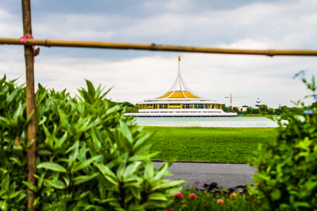 View Suan Luang R 9 Thailand has flowers, lawns and rivers as a place to relax, travel, photography and fitness.の写真素材