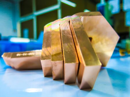Copper raw metal setの写真素材