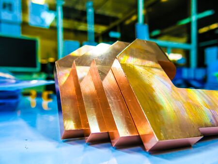 Copper raw metal setの写真素材