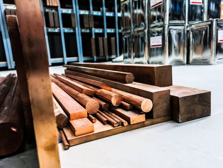 Copper store raw materialの写真素材