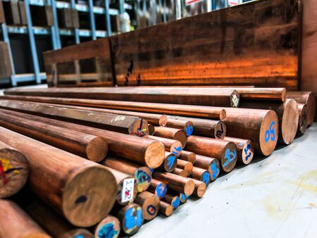 Copper store raw materialの写真素材